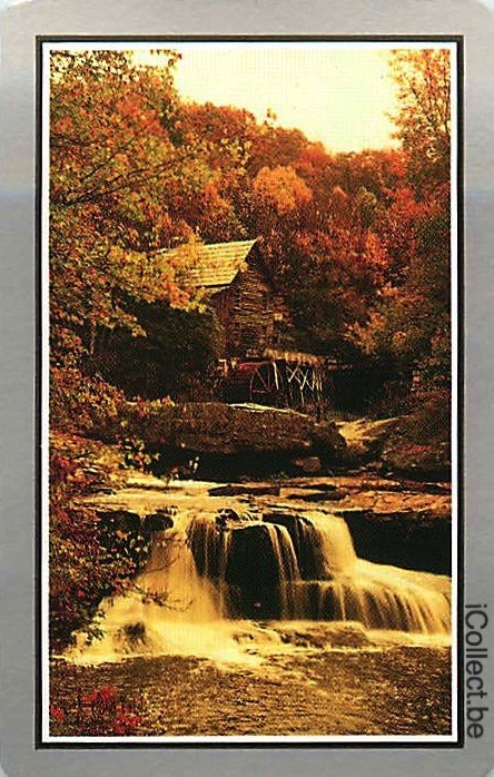 Single Playing Cards Building Watermill (PS16-35C)