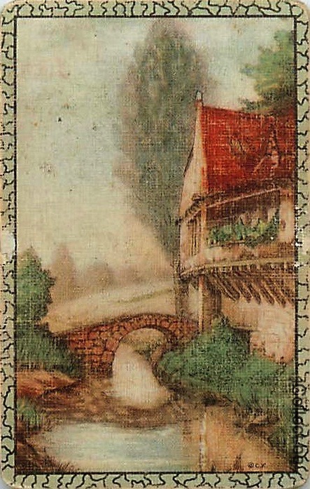 Single Playing Cards Building Bridge (PS16-36C)