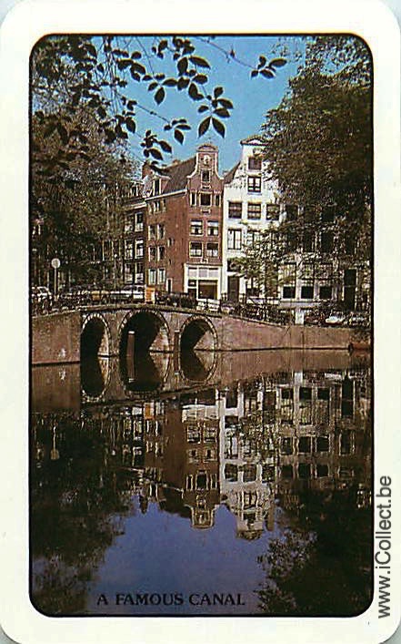 Single Swap Playing Cards Building Bridge Canal (PS18-42H)