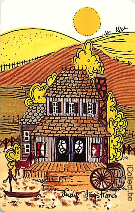 Single Playing Cards Building Farm (PS16-38B) - Click Image to Close