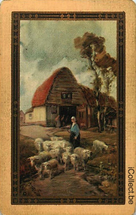 Single Playing Cards Building Farm (PS16-38F)