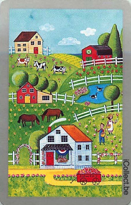 Single Playing Cards Building Farm (PS16-38I)