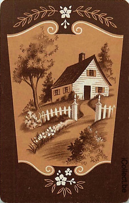 Single Playing Cards Building House (PS16-39E)