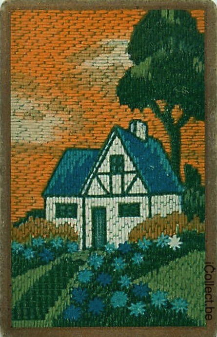 Single Playing Cards Building House (PS16-39G)