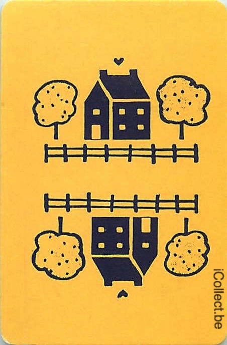 Single Playing Cards Building House (PS16-41H)