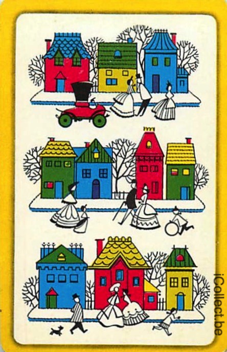 Single Playing Cards Building House (PS16-42I) - Click Image to Close