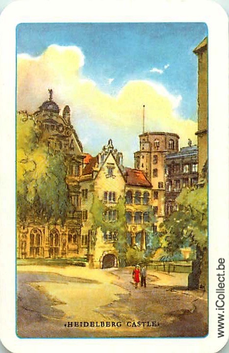 Single Swap Playing Cards Building Castle Heidelberg (PS18-19F) - Click Image to Close