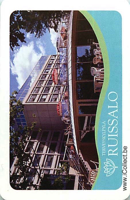 Single Swap Playing Cards Building Hotel Ruissalo (PS18-29B) - Click Image to Close