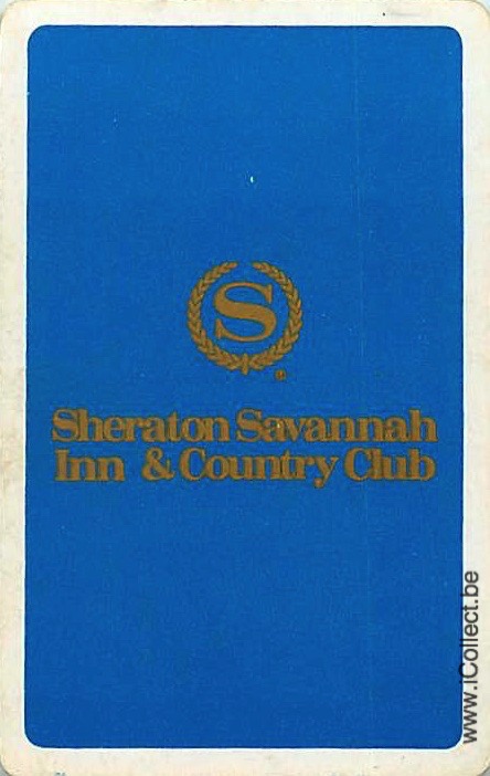 Single Swap Playing Cards Building Hotel Sheraton (PS18-29C)