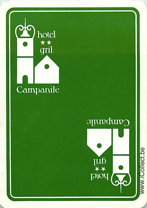 Single Swap Playing Cards Building Hotel Campanile (PS18-29F)