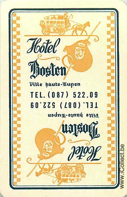 Single Swap Playing Cards Building Hotel Bosten (PS18-29H)