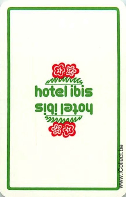 Single Swap Playing Cards Building Hotel Ibis (PS18-29I)