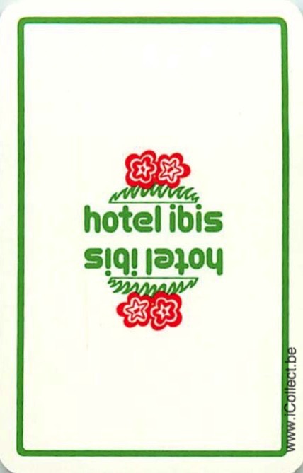 Single Swap Playing Cards Building Hotel Ibis (PS18-29I) - Click Image to Close