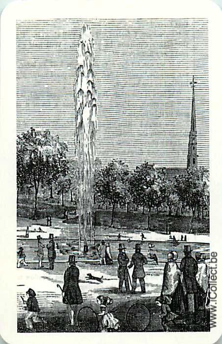 Single Swap Playing Cards Building Fountain (PS18-44I)