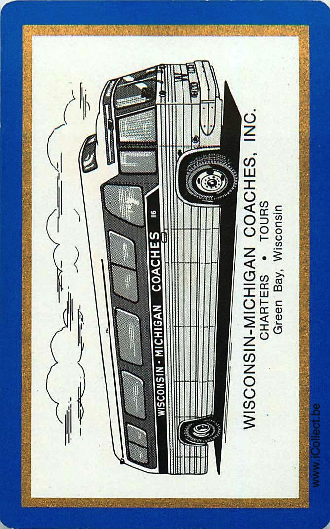 Single Playing Cards Bus Munosan (PS04-01F)