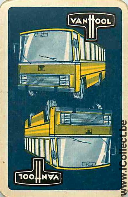 Single Swap Playing Cards Bus Vanhool (PS11-47H) - Click Image to Close