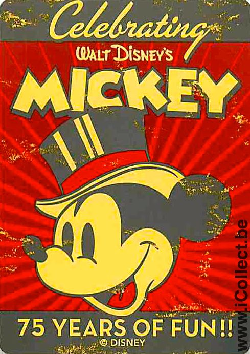 Single Swap Playing Cards Disney Mickey Mouse (PS06-23C) - Click Image to Close