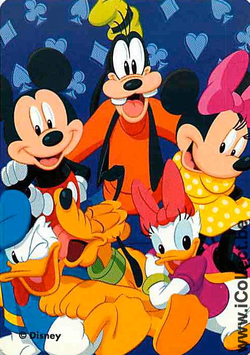 Single Swap Playing Cards Disney Mickey Mouse (PS08-37G) - Click Image to Close
