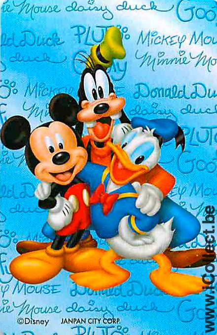 Single Swap Playing Cards Disney Mickey Mouse (PS08-39B) - Click Image to Close