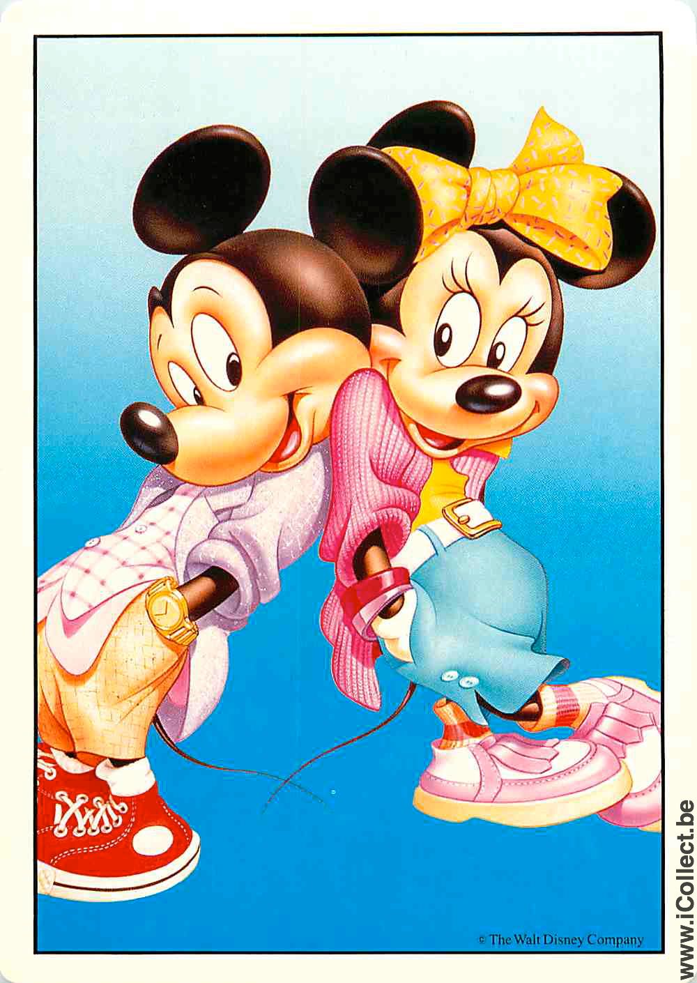 Single Playing Cards Mickey Mouse ***Jumbo Card*** (PS98-22A) - Click Image to Close