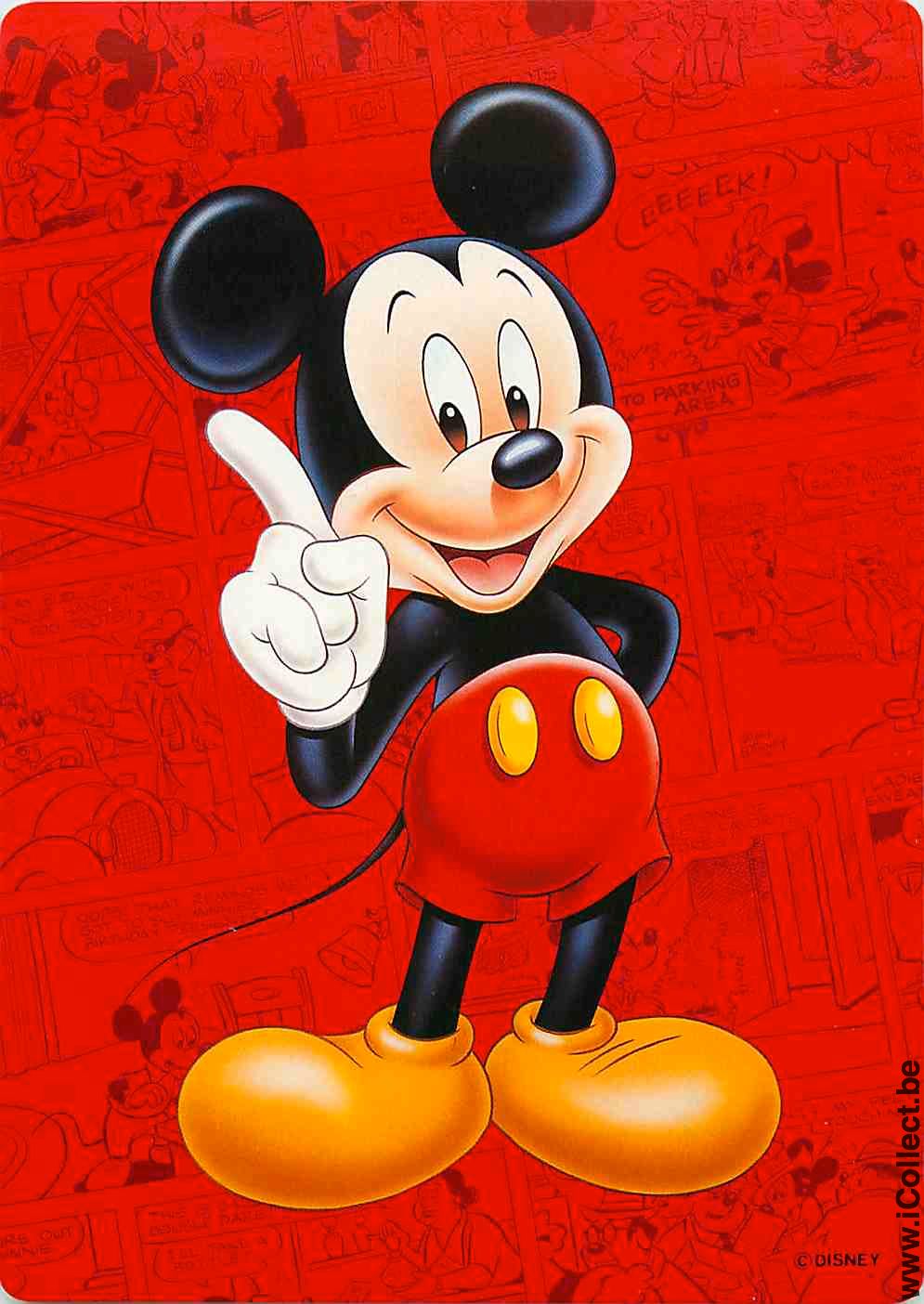 Single Playing Cards Mickey Mouse ***Jumbo Card*** (PS98-25A)