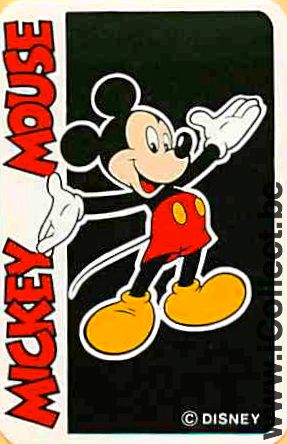 Single Swap Playing Cards Mickey Mouse *** Mini *** (PS08-40F)