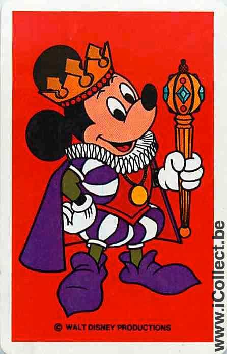 Single Playing Cards Cartoons Mickey Mouse (PS13-57C)