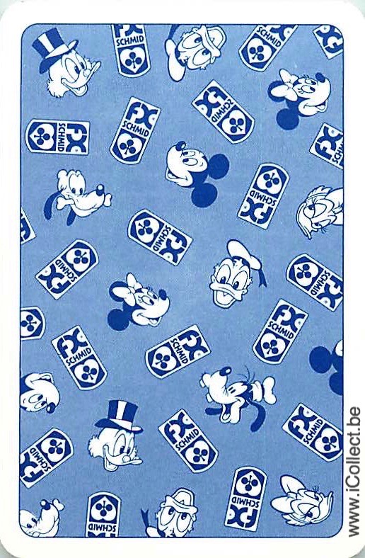 Single Swap Playing Cards Cartoons Mickey Mouse (PS12-11G)