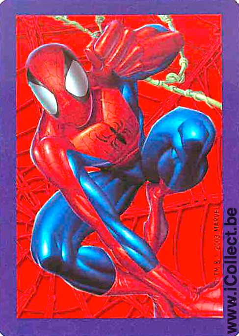 Single Swap Playing Cards Cartoons Spiderman (PS08-45A)