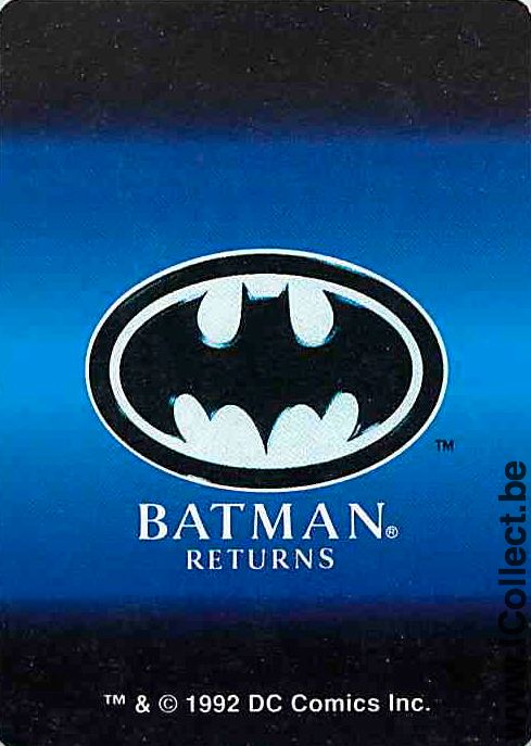 Single Playing Cards Cartoons Batman (PS08-46D) - Click Image to Close