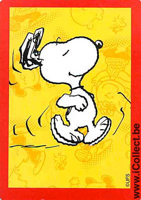 Single Swap Playing Cards Cartoons Snoopy (PS08-46G)