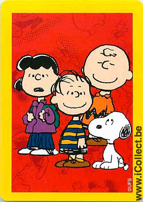Single Swap Playing Cards Cartoons Snoopy (PS06-57G)