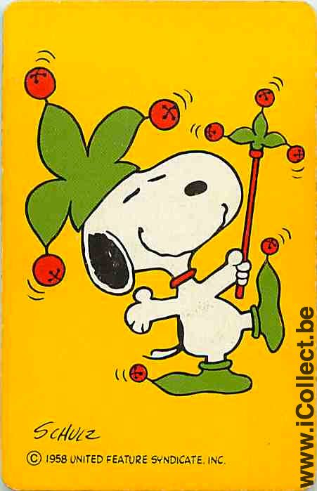 Single Swap Playing Cards Cartoons Snoopy (PS03-55E)