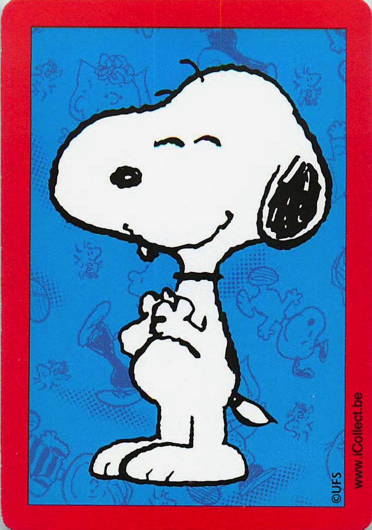 Single Swap Playing Cards Cartoons Snoopy (PS08-51F)