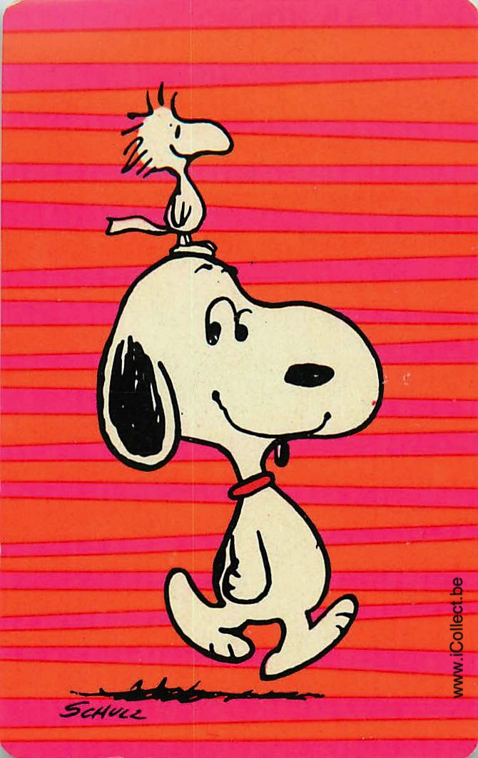 Single Swap Playing Cards Cartoons Snoopy (PS08-55F)