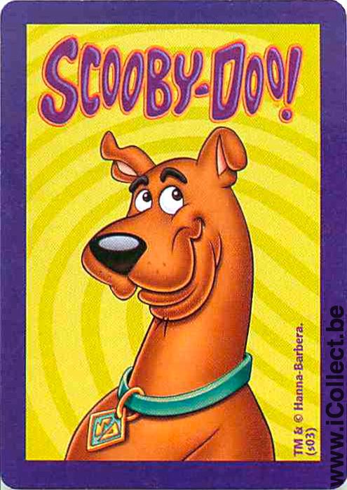 Single Playing Cards Cartoons Scooby-Doo (PS08-50D) - Click Image to Close