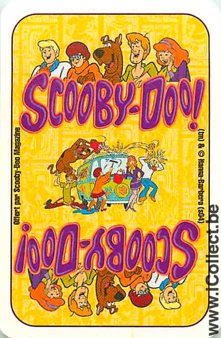 Single Playing Cards Cartoons Scooby-Doo (PS08-50I) - Click Image to Close