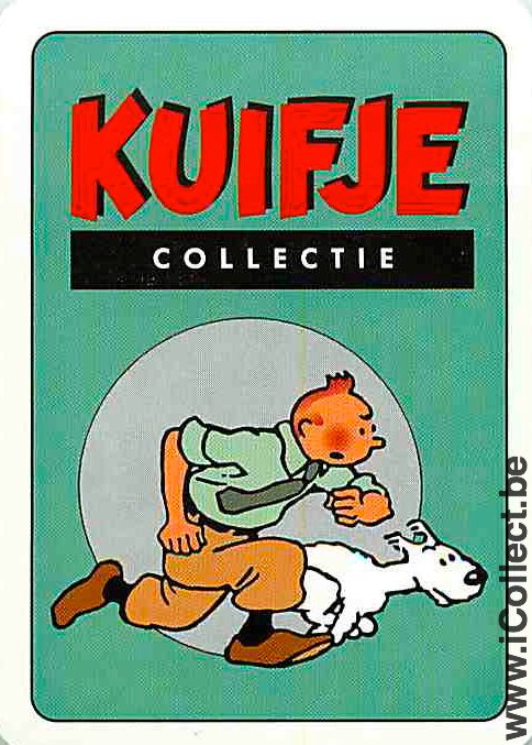 Single Swap Playing Cards Cartoons Tintin (PS08-51B)