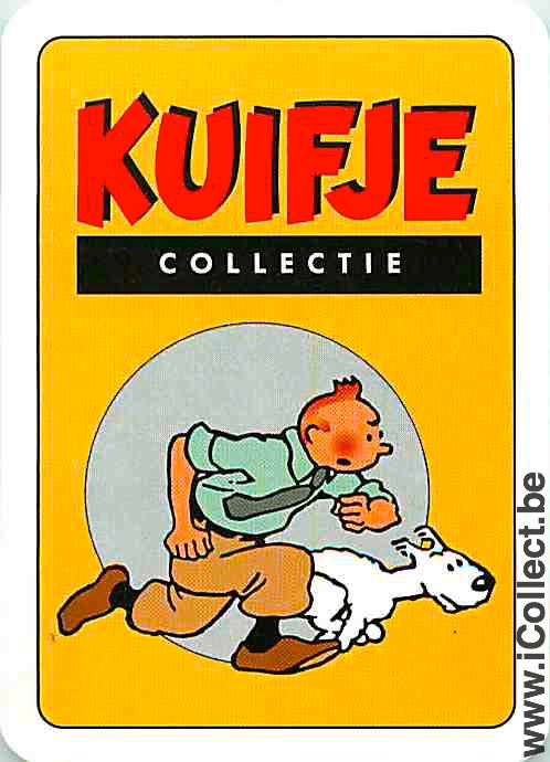 Single Swap Playing Cards Cartoons Tintin (PS08-51C)