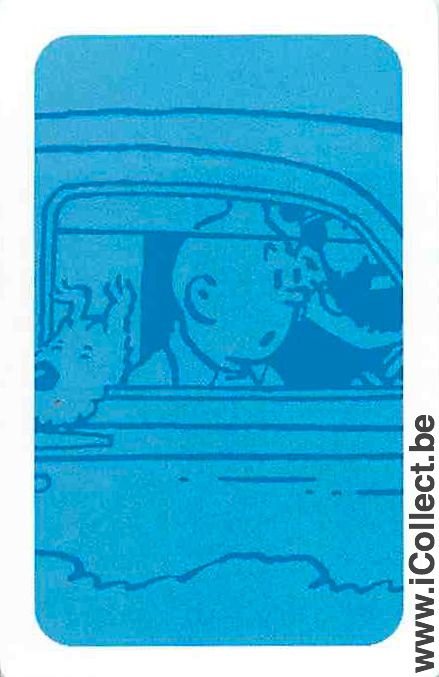 Single Swap Playing Cards Cartoons Tintin (PS08-52F)