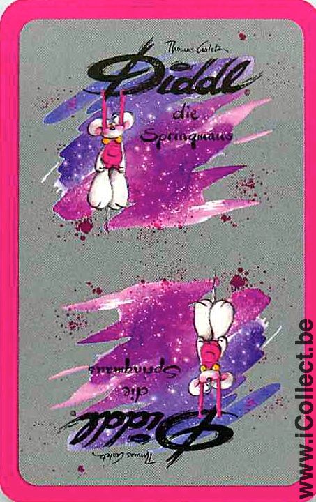 Single Swap Playing Cards Cartoons Diddl (PS08-53D)
