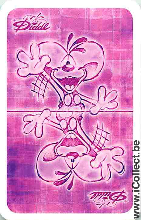 Single Playing Cards Cartoons Diddl (PS08-53E)