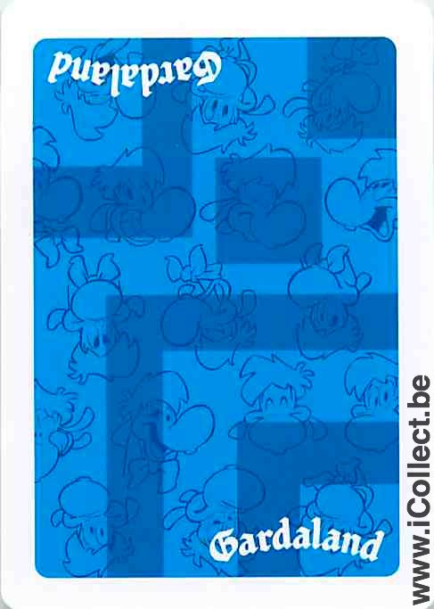 Single Playing Cards Cartoons Gardaland Park (PS09-18G) - Click Image to Close