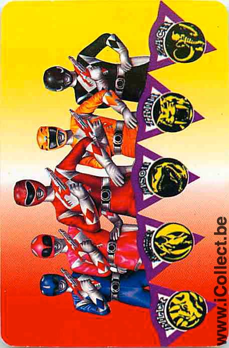 Single Swap Playing Cards Cartoons Power Rangers (PS09-19D)