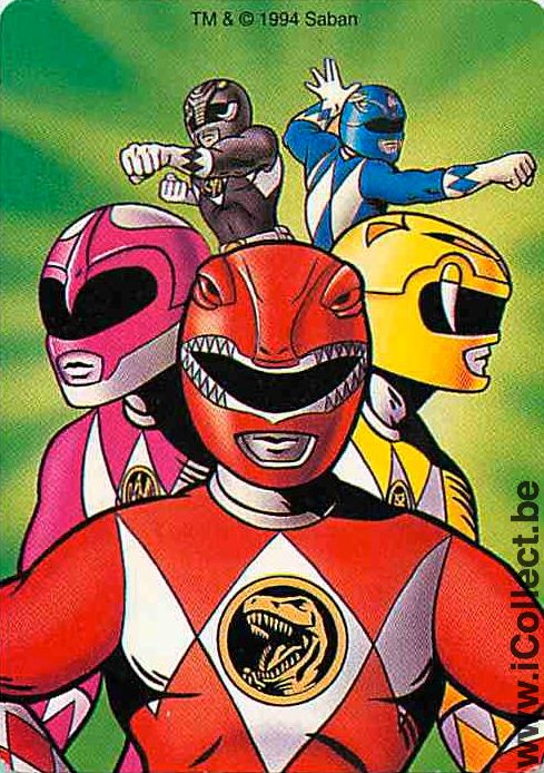 Single Swap Playing Cards Power Rangers (PS09-19G)