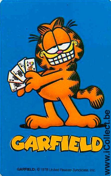 Single Swap Playing Cards Cartoons Gardfield (PS09-23C)