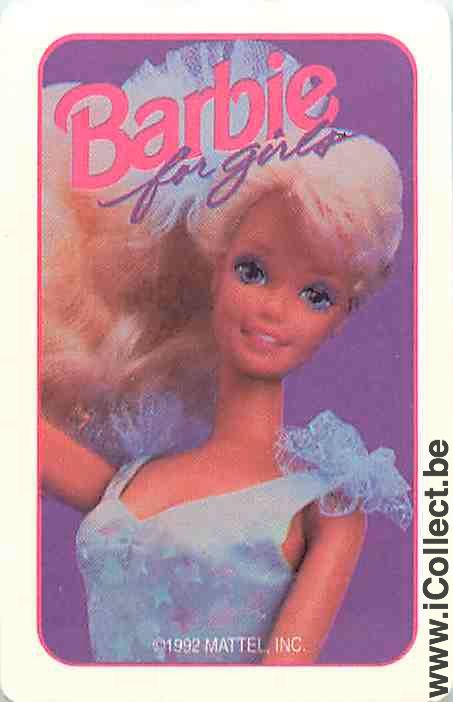 Single Playing Cards Cartoons Barbie (PS09-24F)