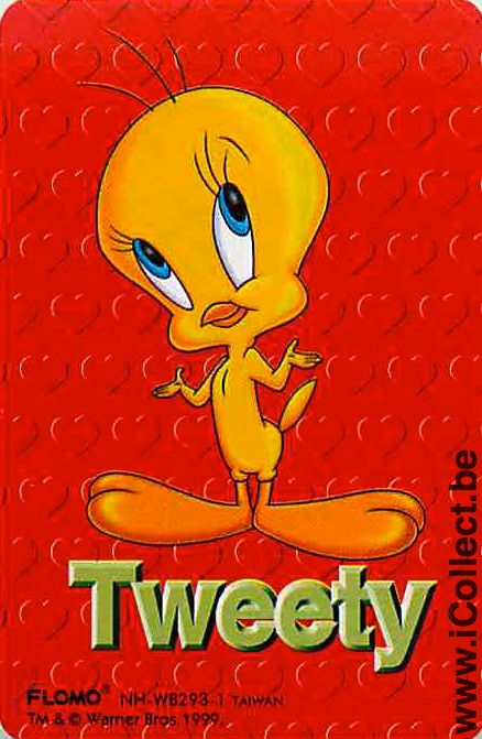 Single Swap Playing Cards Cartoons Tweety (PS09-25B) - Click Image to Close