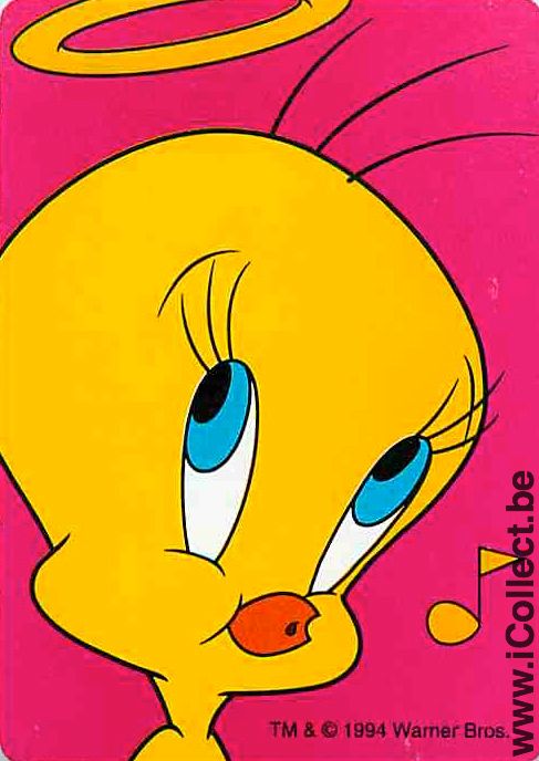 Single Swap Playing Cards Cartoons Tweety (PS09-25C)