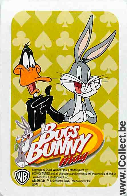Single Playing Cards Cartoons Bugs Bunny Mag (PS10-52C)